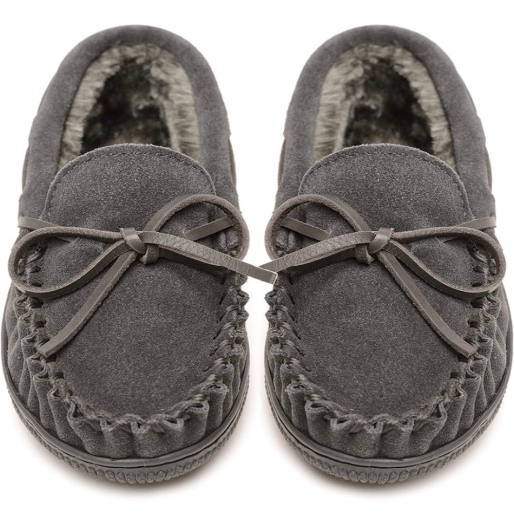 Minnetonka Pile Lined Hardsole Boys' Toddler-Youth Slipper